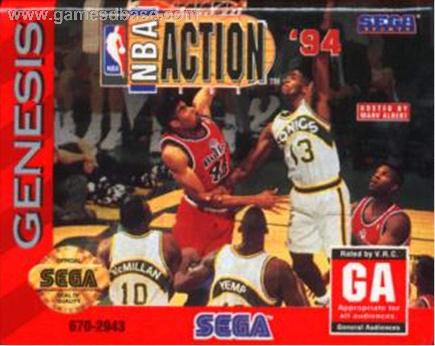 NBA Action (USA) Game Cover